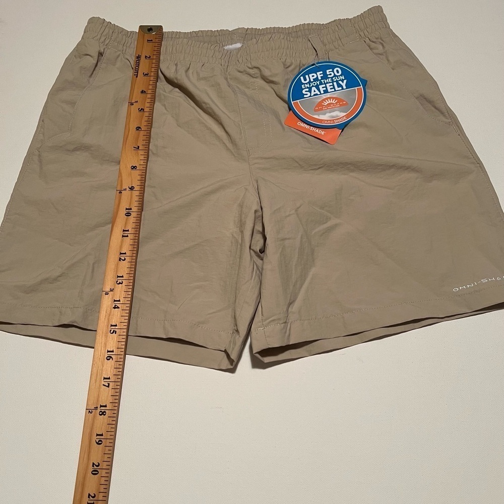 NWT Women's Columbia PFG Backcast III 6" Omni-Shade Drawstring Water Shorts Tan - Picture 8 of 8